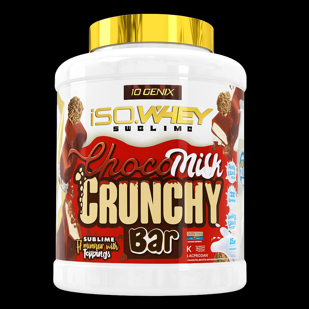 ISOWHEY SUBLIME CHOCO MILCK CRUNCHY BAR